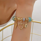 Bracciale Geometrico Cuore – Design Aperto