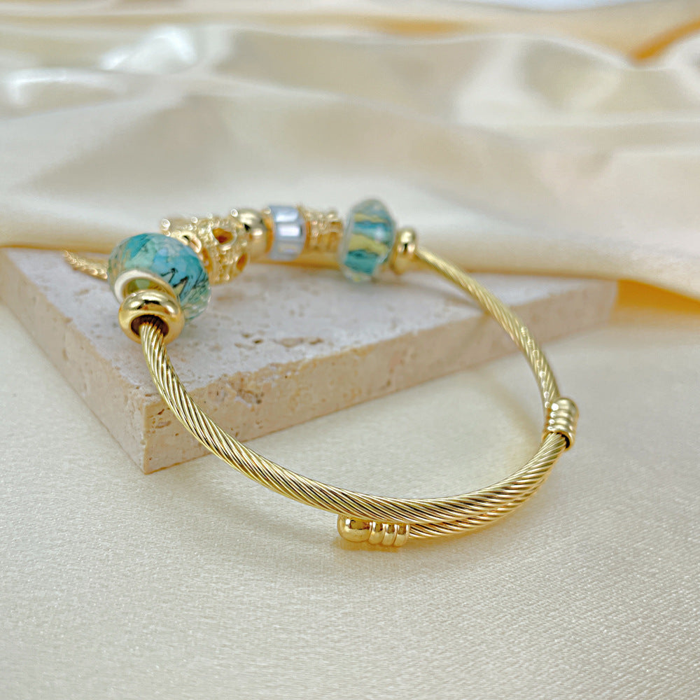 Bracciale Geometrico Cuore – Design Aperto